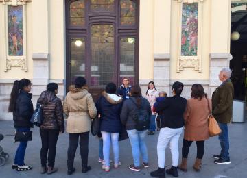 estación del norte detalle visita guiada exterior