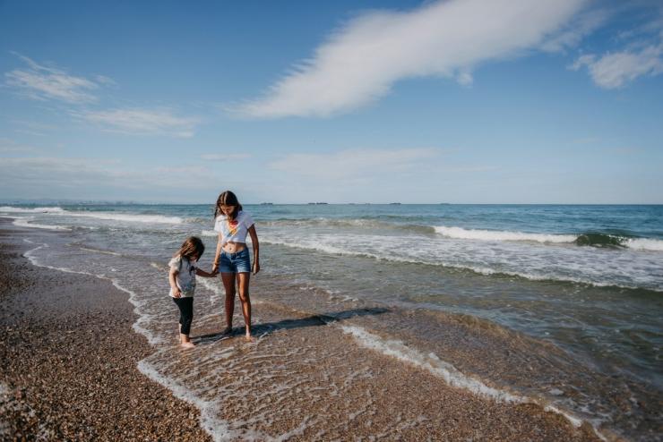 Paseo en la playa