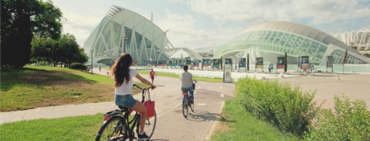 bici ciudad de las artes